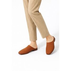 VIVAIA Knit Mule Loafers Rust Brown - Size EU 40 / US 9 / NWT
